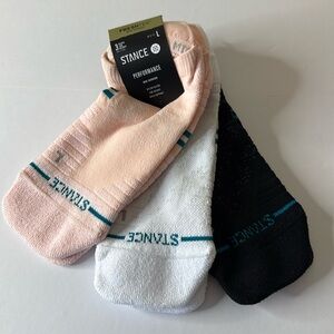 Stance 3-pk Athletic Tab Performance Socks Size Large